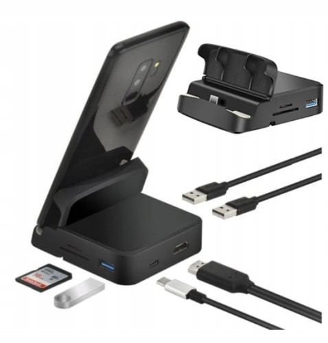 STACJA DOKUJĄCA 8w1 SAMSUNG DEX USB-C HDMI 4K HUB - zdjęcie 1