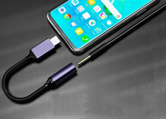 PRZEJŚCIÓWKA ADAPTER USB-C mini Jack 3,5mm AUX DAC - zdjęcie 3