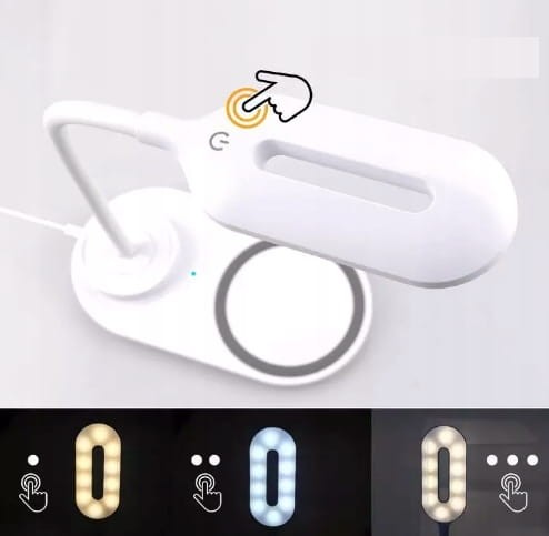 LAMPKA biurkowa ŁADOWARKA indukcyjna - zdjęcie 2