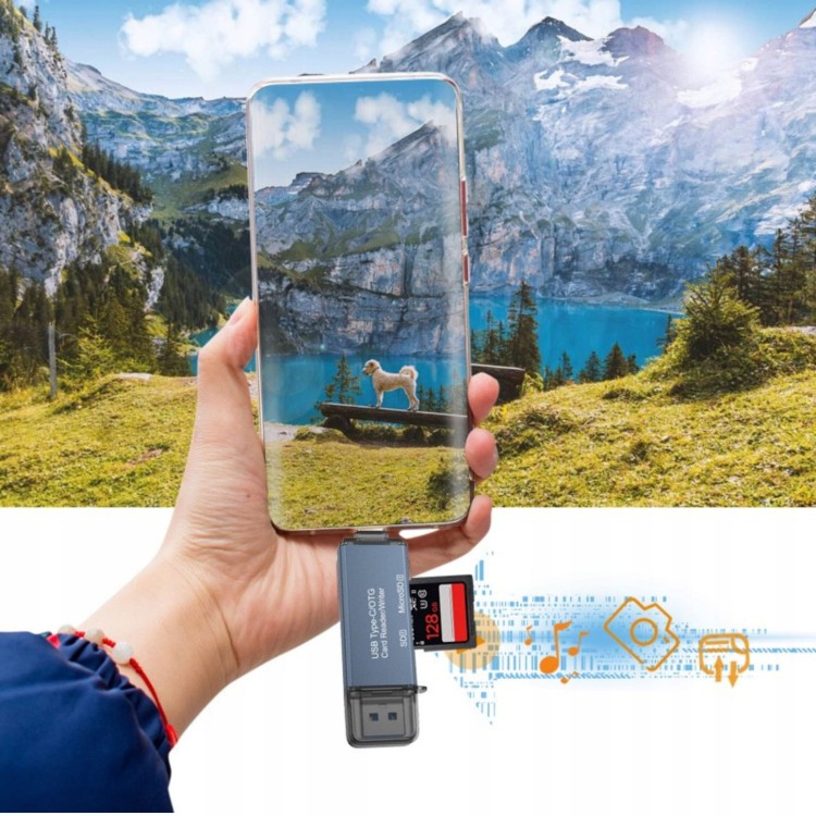 Czytnik Kart Pamięci SD Zenwire BYL-2218TU - zdjęcie 3