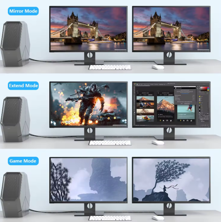 KABEL ADAPTER Przejściówka USB-C 3.1 typ C HDMI 2.0 4K 60Hz MHL 2m Zenwire ZC-3 - zdjęcie 7