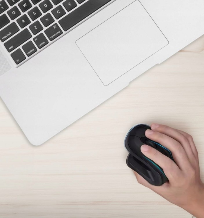 Myszka Bezprzewodowa Mysz Pionowa Wertykalna do Komputera Laptopa Komputera Zenwire WL-159 - zdjęcie 5