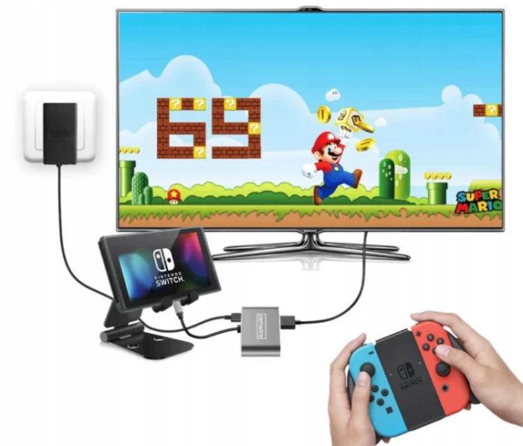 ADAPTER HUB Przejściówka USB-C 4W1 HDMI 4K VGA USB Zenwire BYL-2310 - zdjęcie 7