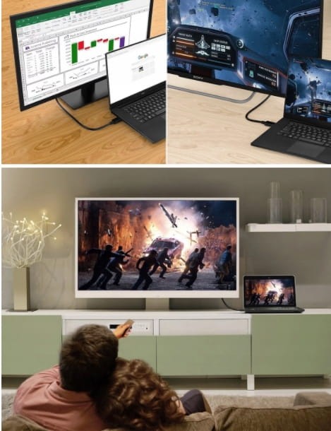 ADAPTER KABEL MINI DisplayPort HDMI 4K THUNDERBOLT Zenwire - zdjęcie 4