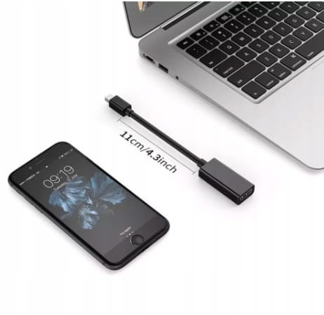 ADAPTER KABEL MINI DisplayPort HDMI 4K THUNDERBOLT Zenwire - zdjęcie 5