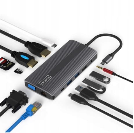 ADAPTER HUB 12w1 zenwire - zdjęcie 1
