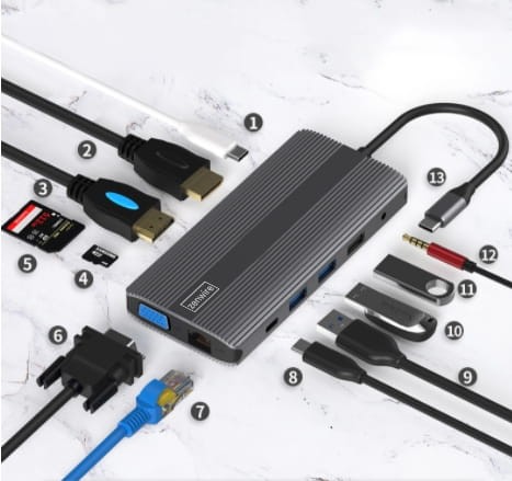 ADAPTER HUB 12w1 zenwire - zdjęcie 5