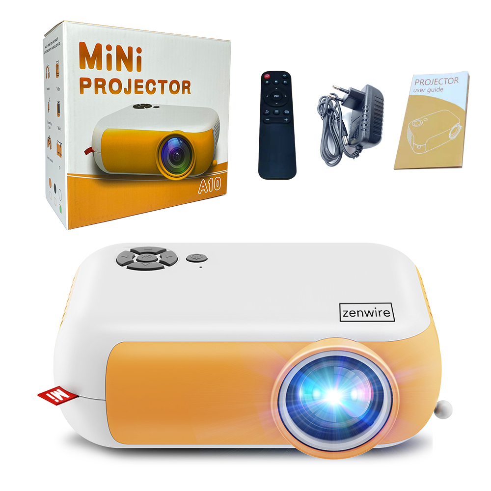 PROIECTOR PORTAT MINI LED PROIECTOR USB FULL HD Zenwire A10 | Magazin ...