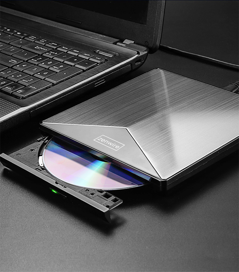 Externă portabilă DVD CD-RW DRIVER 2in1 USB 3.0 și USB-C 3.1