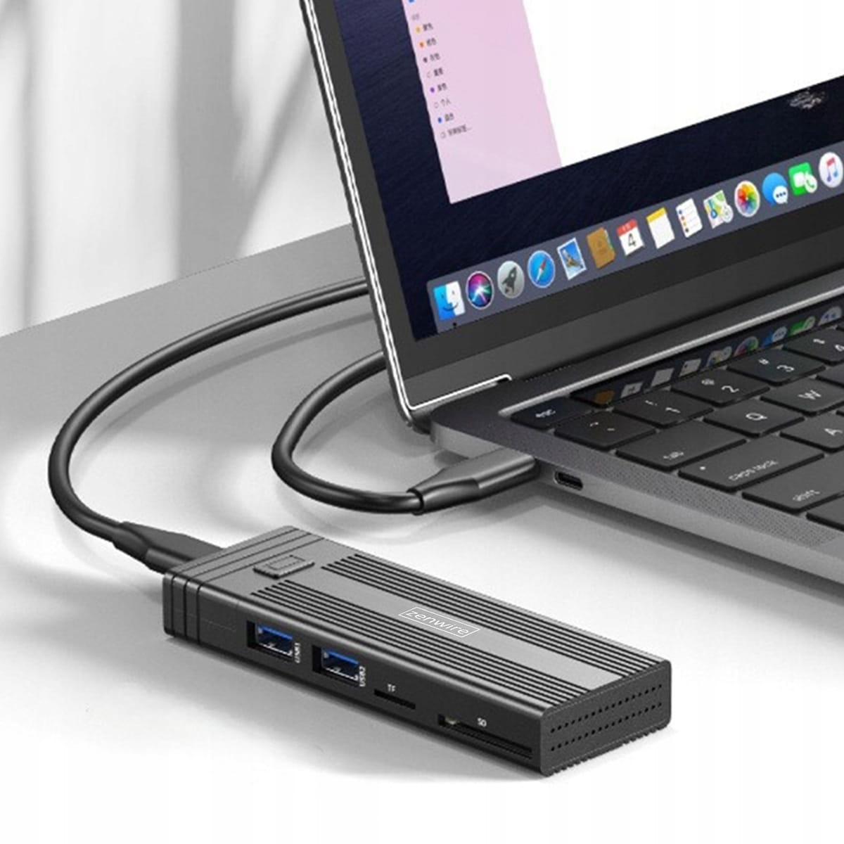 8/9世代 USB-C RAM16G NVMeSSD Wi-Fi 正規Win11 Carcasă pentru SSD HUB USB-C 7 în 1 M.2 NVME PCIE SATA Adaptor SD